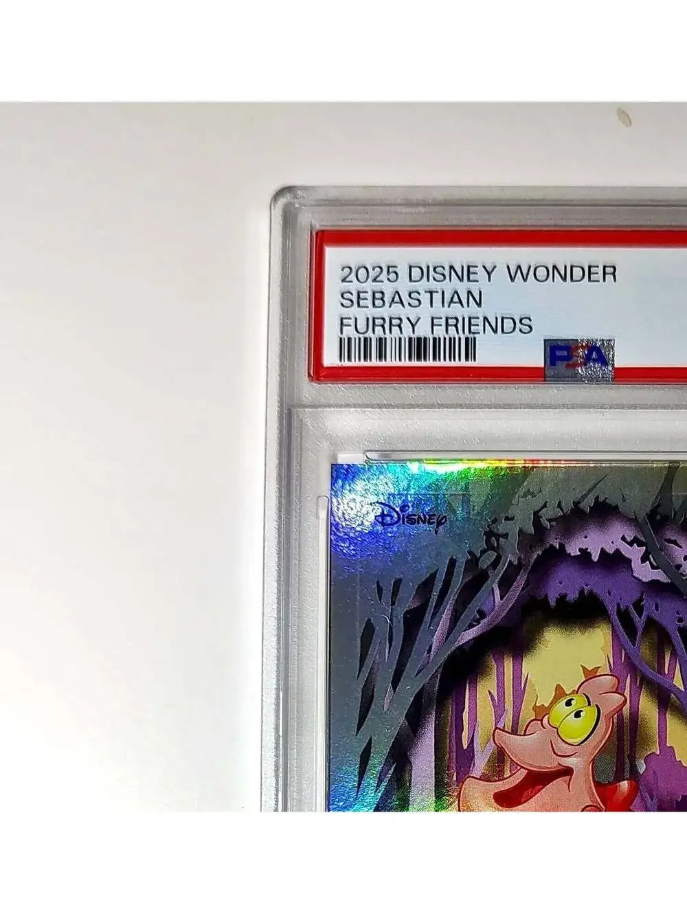 Sebastian 2025 Topps Disney #FF-10 Furry Friends Card The Little Mermaid PSA 8